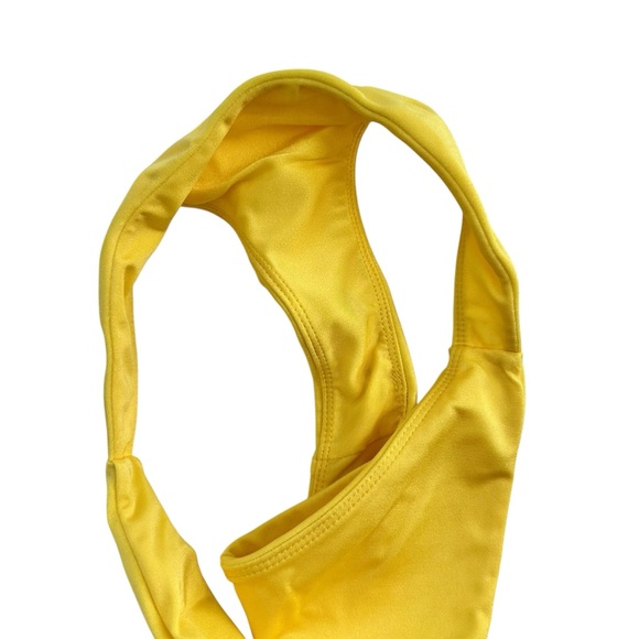 Lovers + Friends Cyan Bikini Bottoms size Small Sunny Yellow - Picture 4 of 6